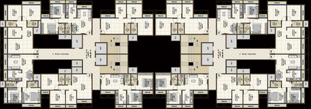 Floor Plan of Progressive Prive in Ulwe, Navi Mumbai - Image 36559