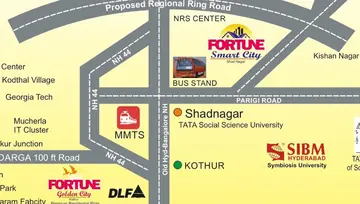 Location of Fortune Smart City - Image 276837