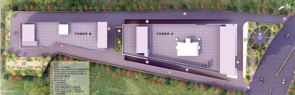 Master Plan of Profound IT Park in Gachibowli, Hyderabad - Image 291185