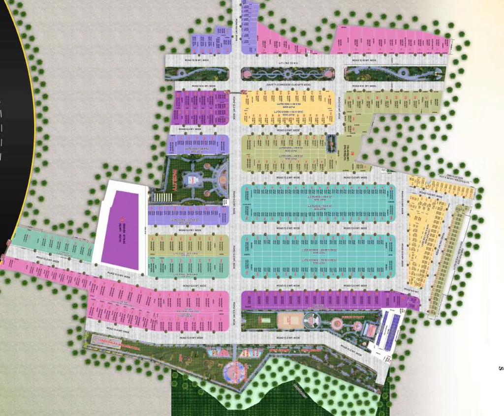 Master Plan of Vrindavan Green Valley in Ajmer Road, Jaipur - Image 362967