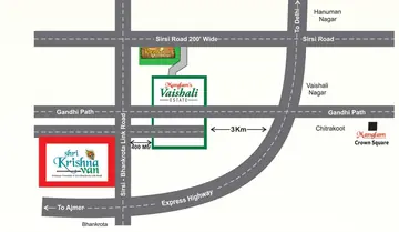 Location of Mangalam Green Valley Shree Krishna Van - Image 363020