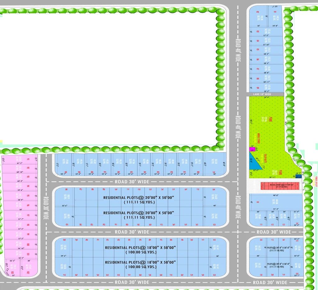 Master Plan of Shyamashish Greens in Sirsi Road, Jaipur - Image 364340