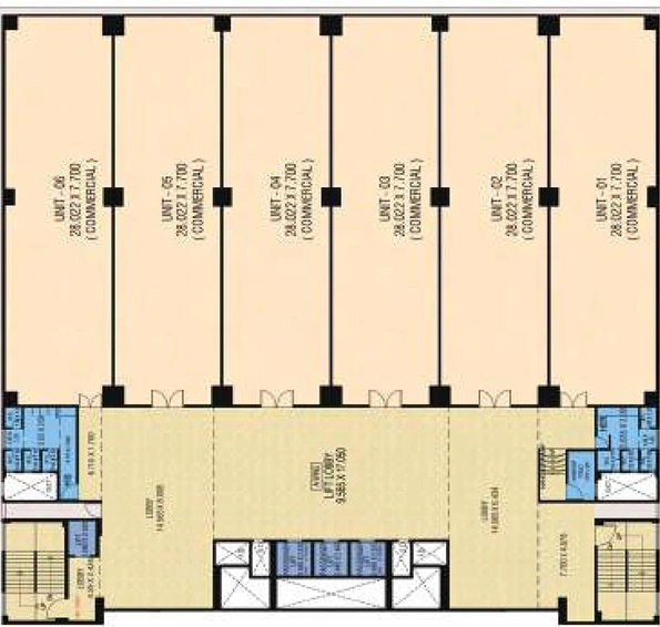 Floor Plan of Plan M Business Park in Turbhe, Navi Mumbai - Image 269509