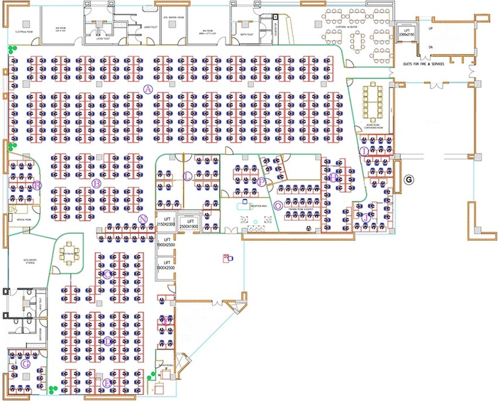 Floor Plan of Kolte E Space in Viman Nagar, Pune - Image 271441