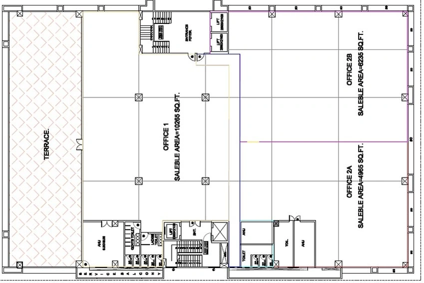 Floor Plan of Kolte Nano IT Space Park in Baner, Pune - Image 271628