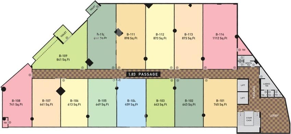 Floor Plan of Dev Corpora in Thane West, Thane - Image 269207