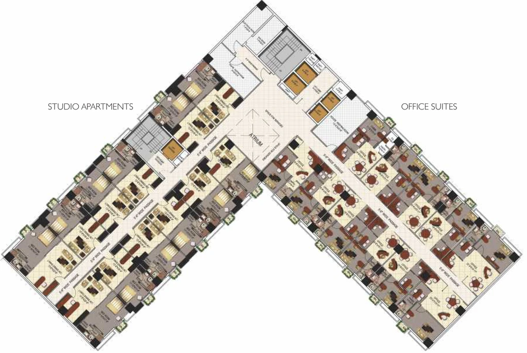 Floor Plan of Splendor Epitome in Sector 62, Gurgaon - Image 362660