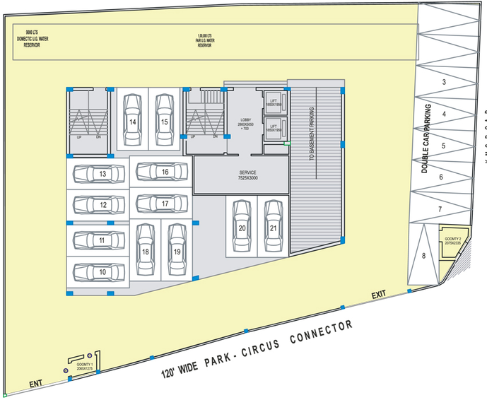 Master Plan of PS Maestro Business Park in Topsia, Kolkata - Image 309994