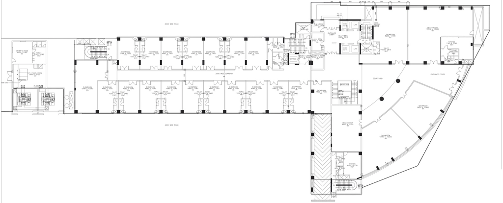 Floor Plan of JMD Pacific Square in Sector 15, Gurgaon - Image 362514
