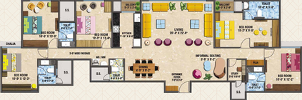 5 BHK Flat in Arihant Advika in Vashi, Navi Mumbai - Image 687115