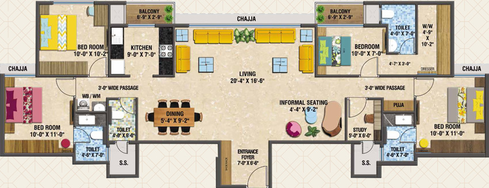 4 BHK Flat in Arihant Advika in Vashi, Navi Mumbai - Image 687113