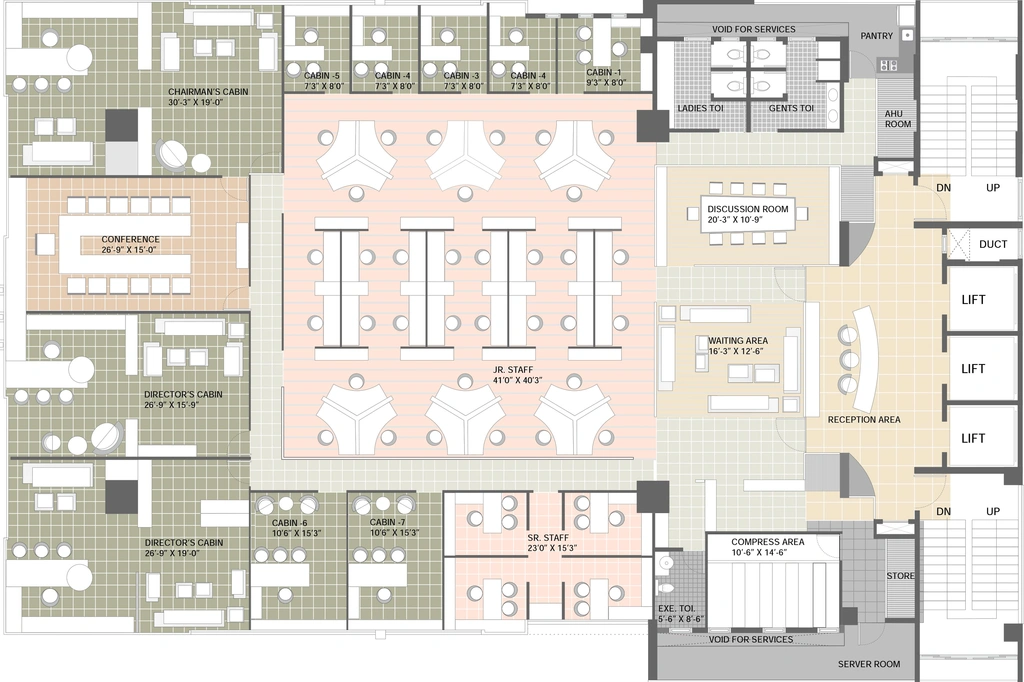 Floor Plan of Gala Impecca in Andheri East, Mumbai - Image 279001