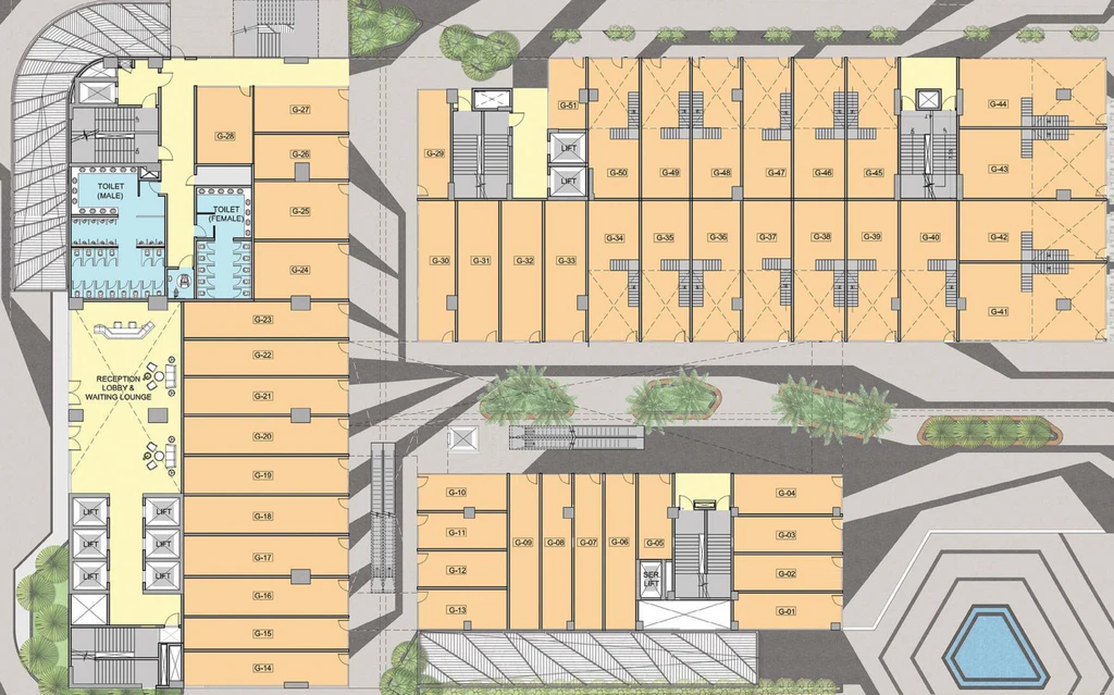 Floor Plan of Paras Avenue in Sector 129, Noida - Image 302808