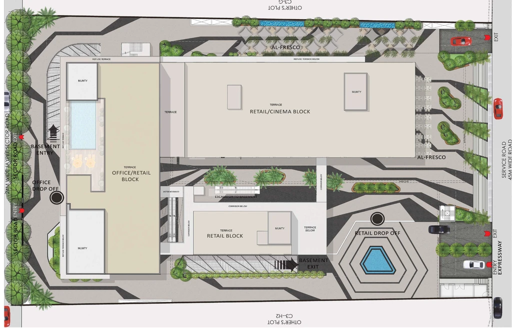 Master Plan of Paras Avenue in Sector 129, Noida - Image 302803