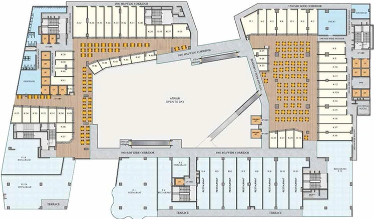 Floor Plan of Iris Broadway Greno West in Sector 16 B, Greater Noida - Image 304705