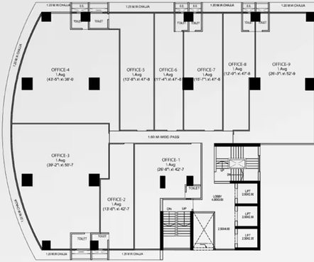 Master Plan of Lotus Link Square in Malad West, Mumbai - Image 278418