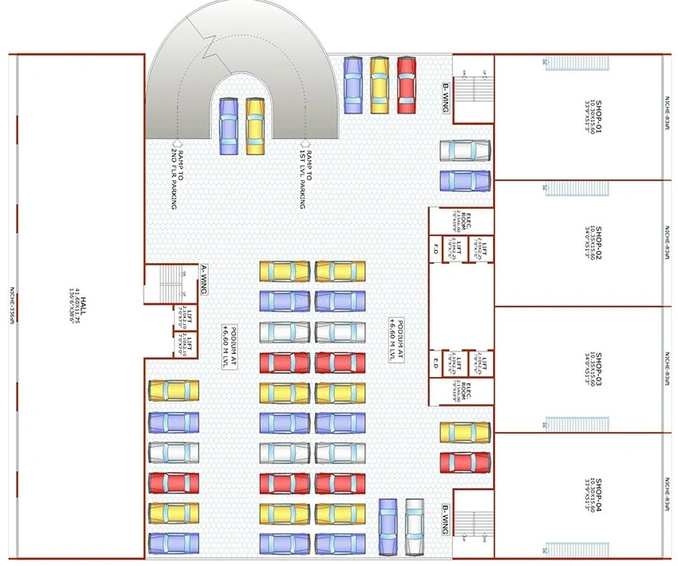 Floor Plan of Niharika Mirage in Kharghar, Navi Mumbai - Image 269477