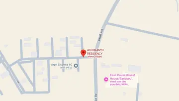 Location of Happy Abhimanyu Residency Block B - Image 364110
