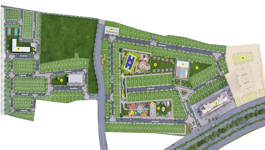 Master Plan of R Tech Palmera Garden in Ajmer Road, Jaipur - Image 363226
