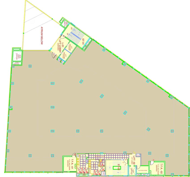 Floor Plan of Ambience Tower in Vasant Kunj, New Delhi - Image 272603