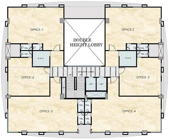 Floor Plan of Wellington Business Park 2 in Andheri East, Mumbai - Image 278757