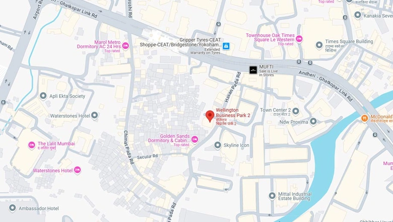 Location of Wellington Business Park 2 in Andheri East, Mumbai - Image 278756
