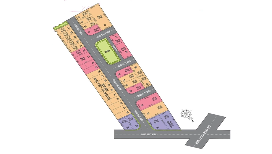 Master Plan of One Adarsh Nagar Prime in Sirsi Road, Jaipur - Image 366140