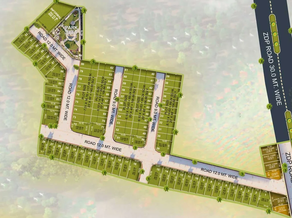 Master Plan of Gokul Kripa Harmony Residency in Chaksu, Jaipur - Image 364347