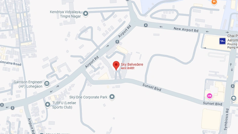 Location of Sky Belvedere in Kalyani Nagar, Pune - Image 279924