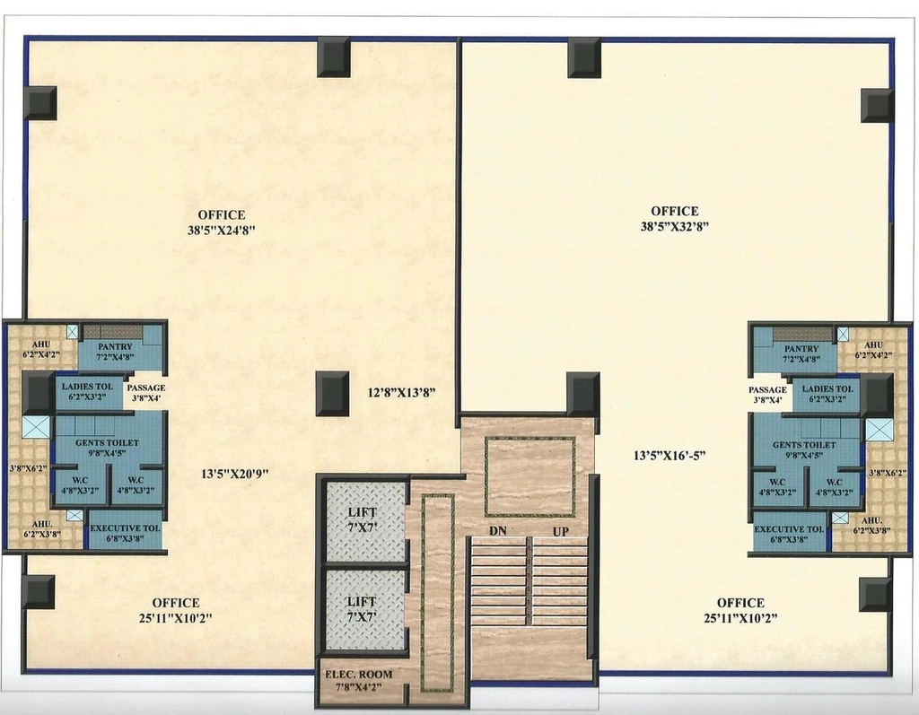 Floor Plan of Peninsula Heights in Andheri West, Mumbai - Image 278835