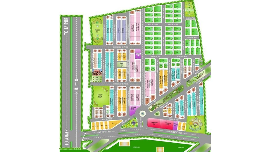 Master Plan of Sanjeevni Square in Ajmer Road, Jaipur - Image 366219