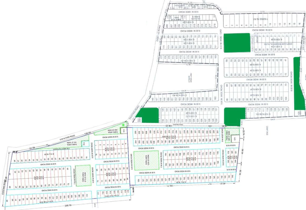 Master Plan of Sky Gold City in Bada Bangarda, Indore - Image 365262