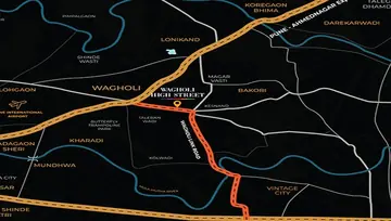 Location of Wagholi High Street - Image 272012