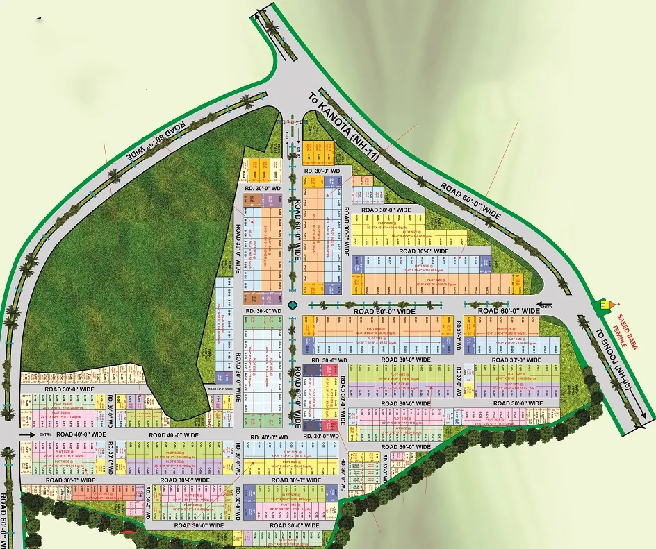Master Plan of SNG Govind Vihar in Agra Road, Jaipur - Image 364664