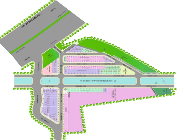 Master Plan of Homeland Vrindavan City in Sikar Road, Jaipur - Image 364828