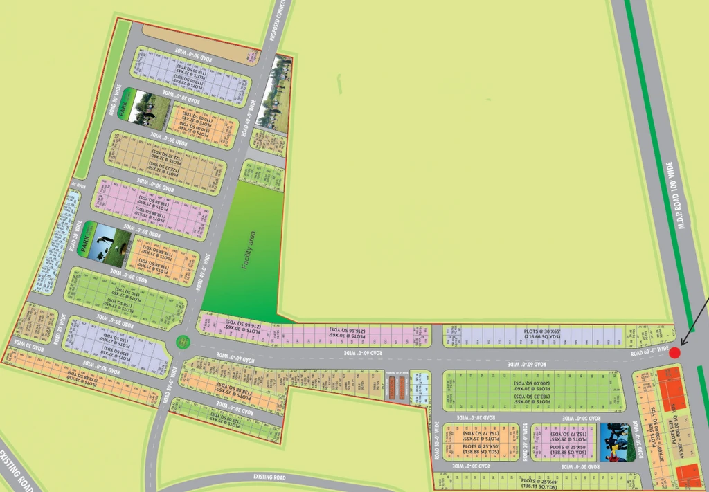 Master Plan of Homeland Shanti Enclave in Ajmer Road, Jaipur - Image 364741