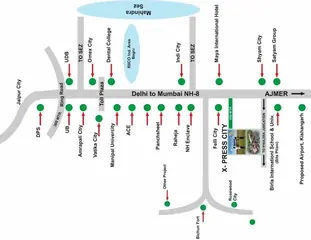 Location of Mudra Express City - Image 366819