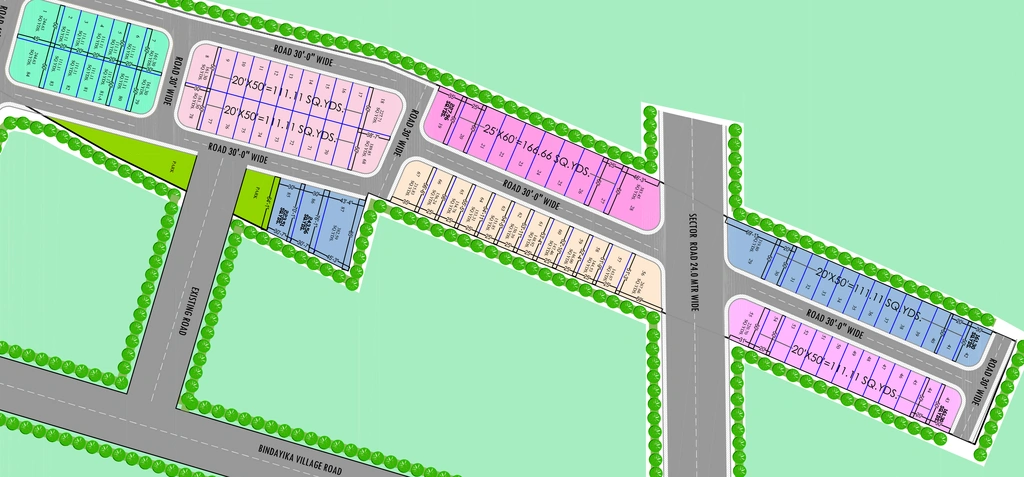 Master Plan of Shyamashish Shyam Vatika Phase 3 in Bindayaka, Jaipur - Image 365883