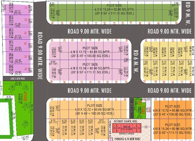 Master Plan of Shyamashish Nirwana Villas in Sirsi Road, Jaipur - Image 364468