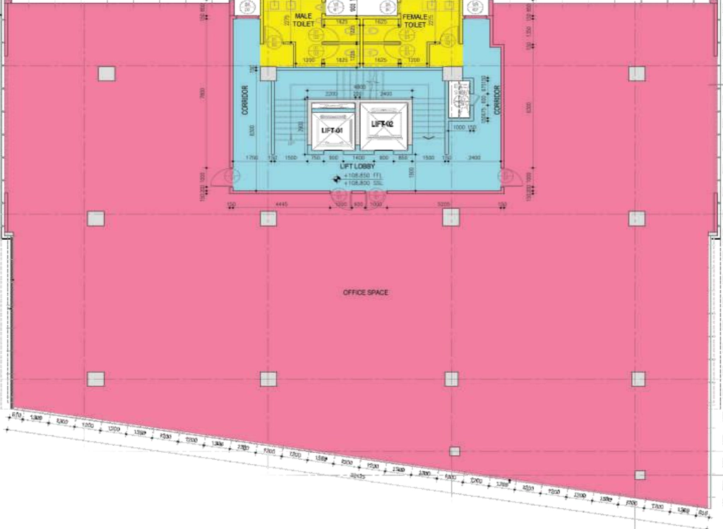 Floor Plan of Metropolis Business Park in Yelahanka, Bangalore - Image 361346