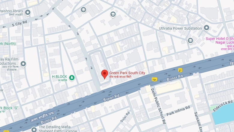 Location of Green Park City in Sultanpur Road, Lucknow - Image 276945