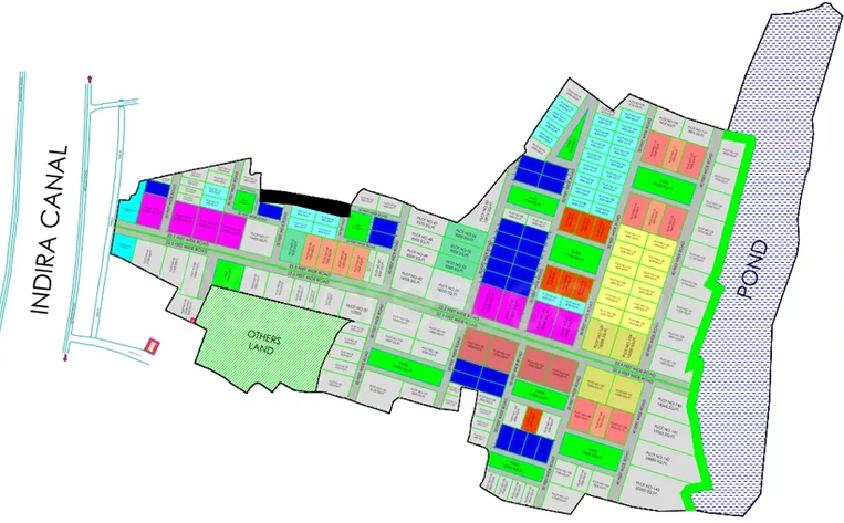 Master Plan of DaleIndia Aanandam Farms in Mohanlalganj, Lucknow - Image 276912