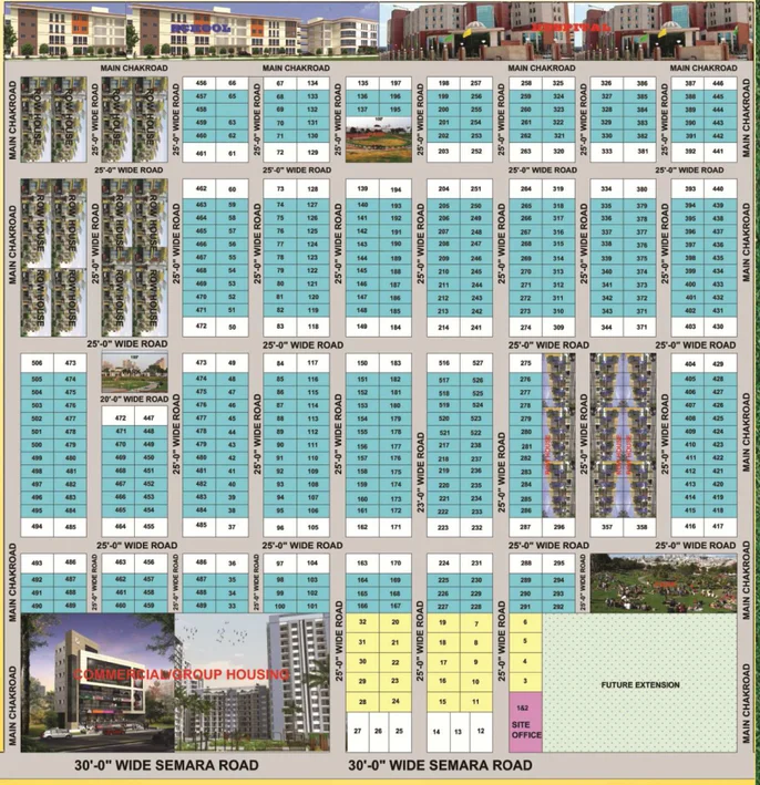 Master Plan of Bhagirath City in Mohanlalganj, Lucknow - Image 276908