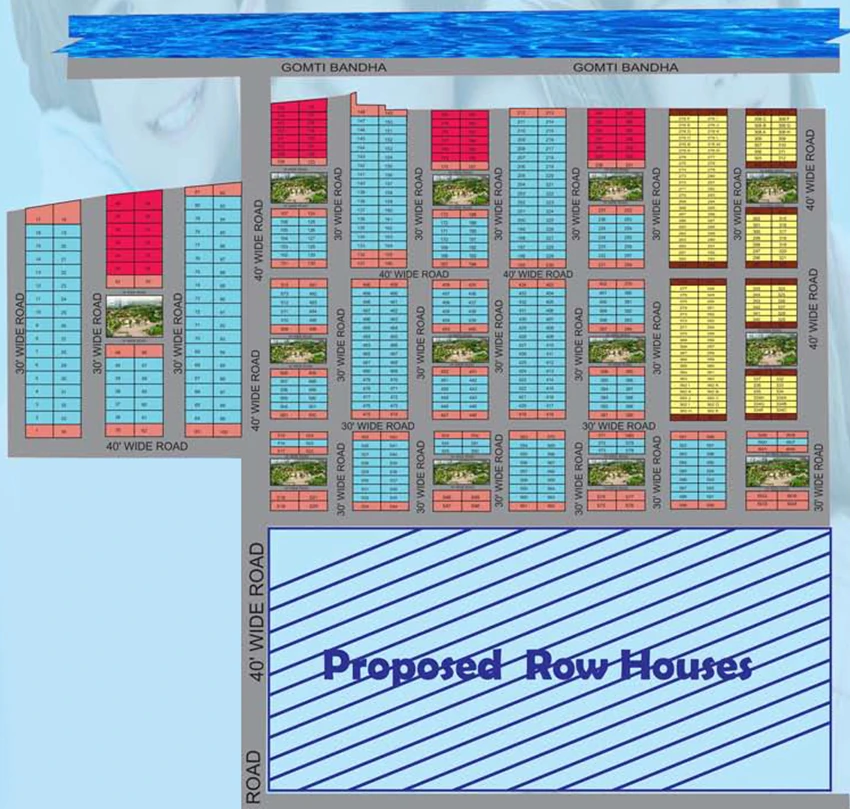 Master Plan of Aman Vihar Phase 1 in IIM Road, Lucknow - Image 367884