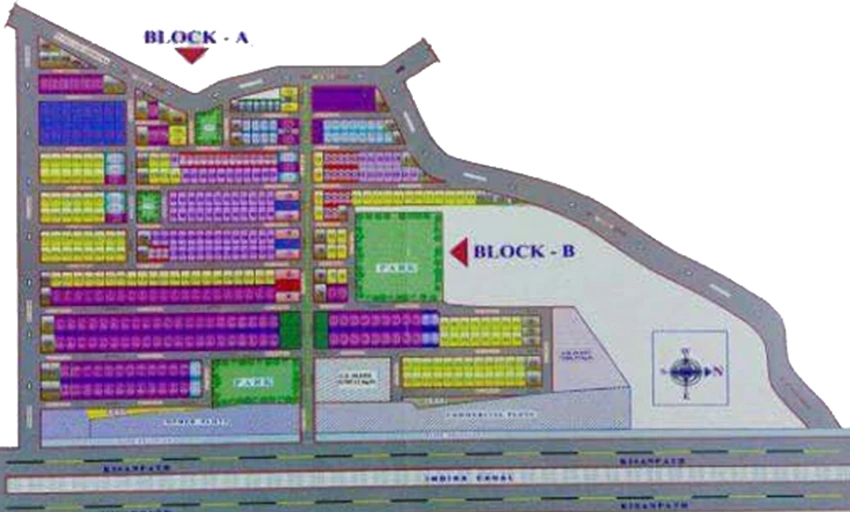 Master Plan of Vikas River Valley in Sushant Golf City, Lucknow - Image 364056
