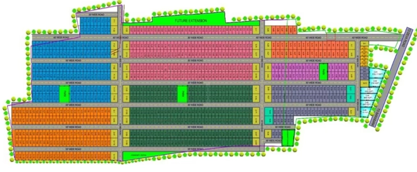 Master Plan of Yash Vihar in Faizabad Road, Lucknow - Image 364284