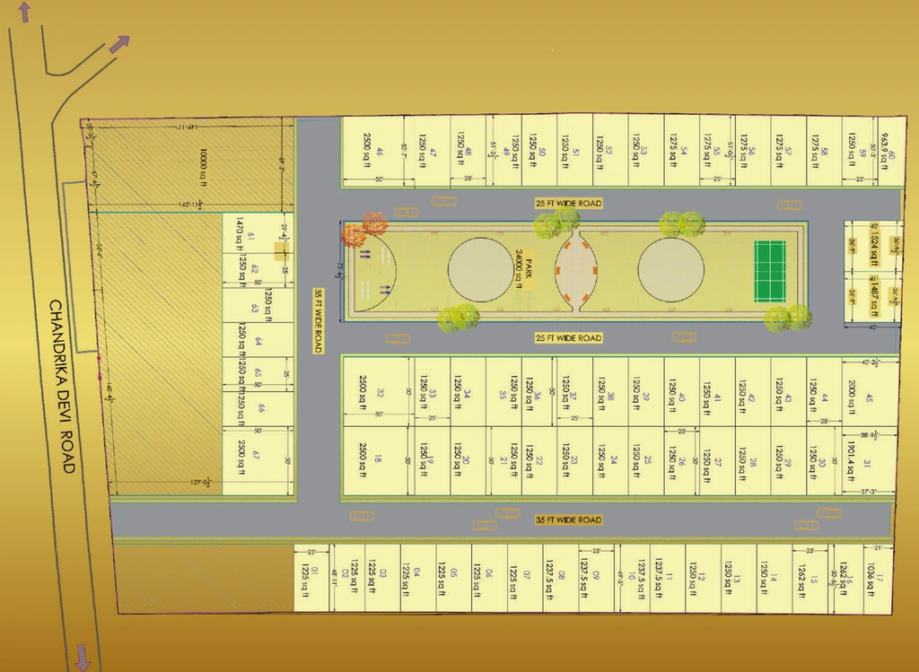 Master Plan of Vifa Anant 2 in Sitapur Road, Lucknow - Image 335220
