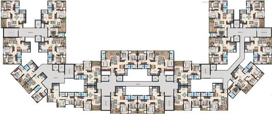 Floor Plan of 24 Sunshine Towers in Chikhali, Pune - Image 24499