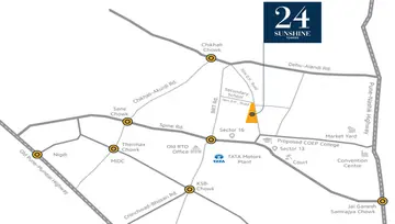 Location of 24 Sunshine Towers - Image 24498