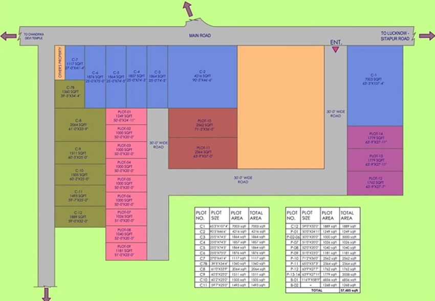 Master Plan of Vifa Anant in Sitapur Road, Lucknow - Image 364689